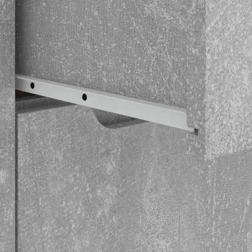 Komoda VISNES beton siva 60x40x73 cm konstruirano drvo - Beton siva 1 Cijena