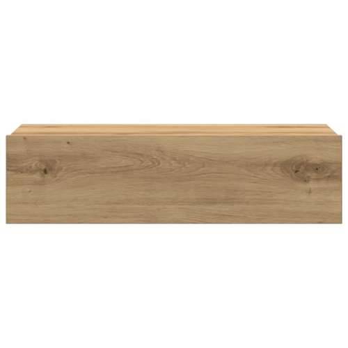 Noćni ormarić Artisan hrast 60x35 cm izrađeno drvo - hrast artisan 1 s 2 ladice Cijena