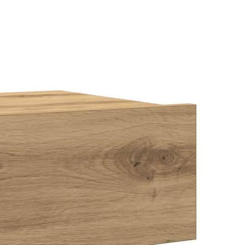 Noćni ormarić Artisan hrast 60x35 cm izrađeno drvo - hrast artisan 1 s 2 ladice Cijena