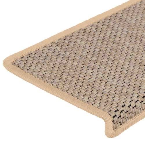 Ljepljivi tepisi za stepenice 30 kom 65x21x4 cm svjetlobež - Svjetlobež 30 Cijena