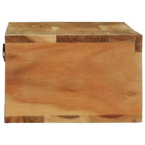 Zidni TV ormarić 100x30x19 cm puno drvo bagrem - 100 x 30 x 19 cm 1 Masivno bagremovo drvo Cijena