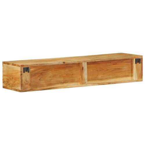 Zidni TV ormarić 100x30x19 cm puno drvo bagrem - 100 x 30 x 19 cm 1 Masivno bagremovo drvo Cijena