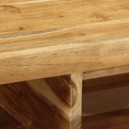 Zidni TV ormarić 100x30x19 cm puno drvo bagrem - 100 x 30 x 19 cm 1 Masivno bagremovo drvo Cijena