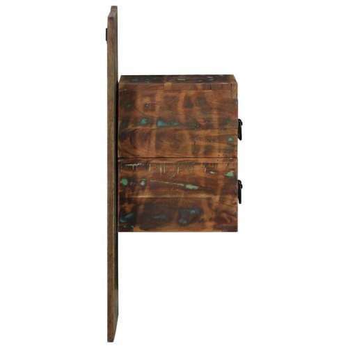 Noćni ormarić Višebojni 60x32x80 cm puno drvo, reciklirano - 60x32x80 cm 1 masivno obnovljeno drvo Cijena