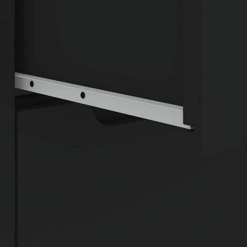 Komoda VISNES crna 60x40x73 cm izrađeno drvo - Crna 1 Cijena