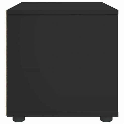 TV ormarić VISNES crni 100x40x38 cm izrađeno drvo - Crna 1 Cijena