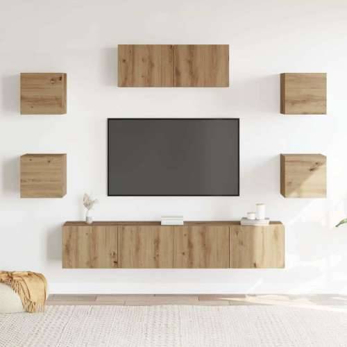 7-dijelni set TV ormarića zidni Artisan hrast - hrast artisan 7 80 cm Cijena