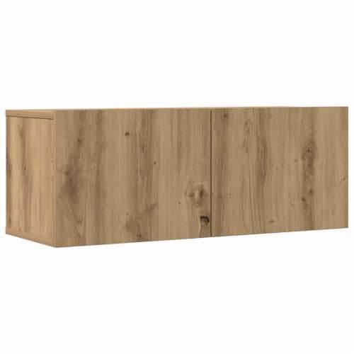 4-dijelni zidni TV ormarić Artisan hrast izrađen od drva - hrast artisan 4 80 cm Cijena