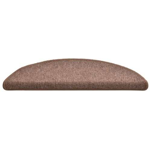 Prostirke za stepenice 30 kom smeđe 56x17x3 cm - Smeđa 56 x 17 x 3 cm 30 Cijena