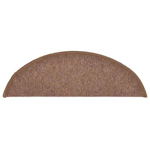 Prostirke za stepenice 30 kom smeđe 56x17x3 cm - Smeđa 56 x 17 x 3 cm 30 Cijena