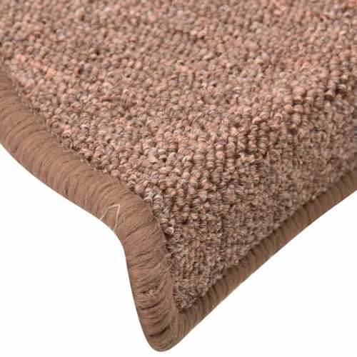 Prostirke za stepenice 30 kom smeđe 56x17x3 cm - Smeđa 56 x 17 x 3 cm 30 Cijena
