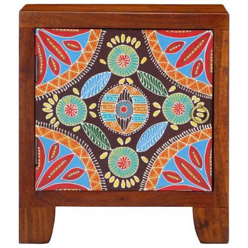 Noćni ormarić 2 kom 40x30x45 cm Puno drvo bagrem - 2 Cijena