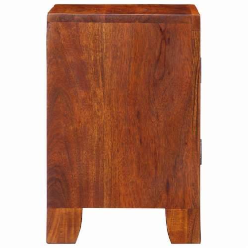 Noćni ormarić 2 kom 40x30x45 cm Puno drvo bagrem - 2 Cijena
