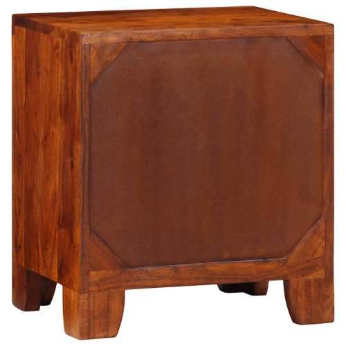 Noćni ormarić 2 kom 40x30x45 cm Puno drvo bagrem - 2 Cijena