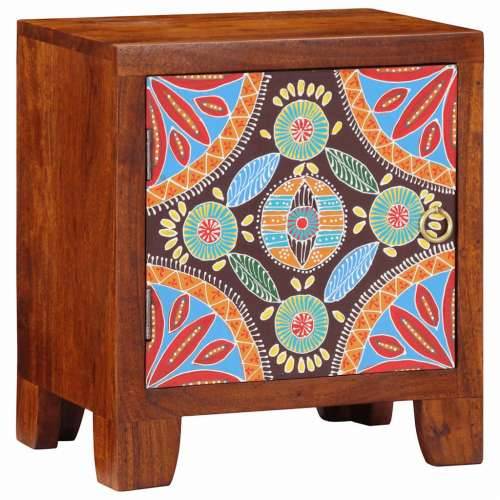 Noćni ormarić 2 kom 40x30x45 cm Puno drvo bagrem - 2 Cijena
