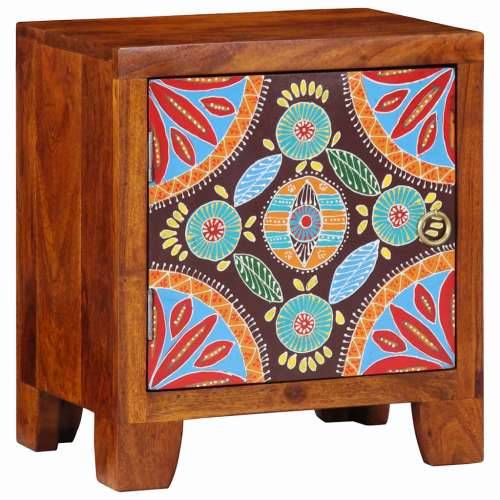 Noćni ormarić 2 kom 40x30x45 cm Puno drvo bagrem - 2 Cijena