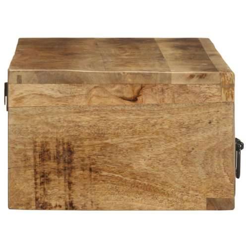 Zidni TV ormarić 100x30x19 cm Puno grubo drvo Mango - 100 x 30 x 19 cm 1 Grubo masivno drvo manga Cijena