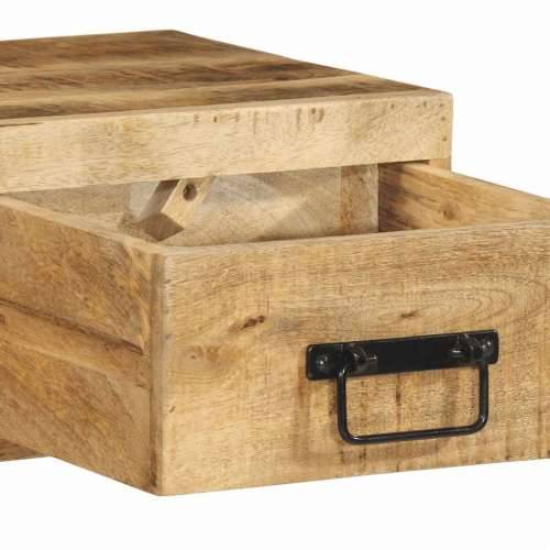 Zidni TV ormarić 100x30x19 cm Puno grubo drvo Mango - 100 x 30 x 19 cm 1 Grubo masivno drvo manga Cijena