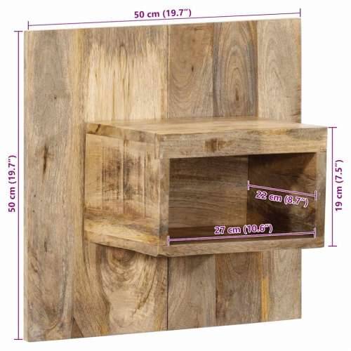 Noćni ormarić 50x27x50 cm Puno grubo drvo Mango - 50x27x50 cm 1 Grubo masivno drvo manga Cijena