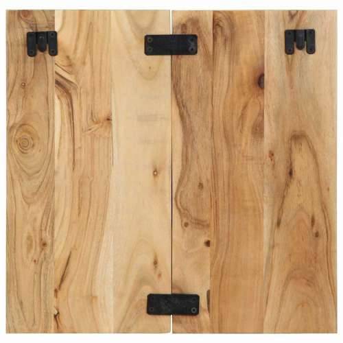 Noćni ormarić 50x27x50 cm puno drvo bagrem - 50x27x50 cm 1 Masivno bagremovo drvo Cijena