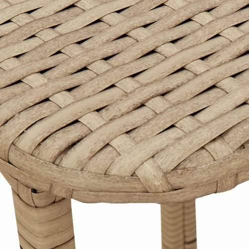 Sklopivi vrtni stol bež 90x51x75 cm poliratan - Bež 1 Cijena