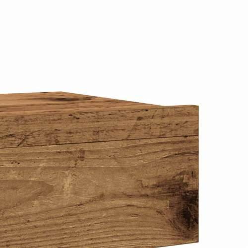 Noćni ormarić staro drvo 60x35 cm izrađeno drvo - Staro drvo 1 s 2 ladice Cijena