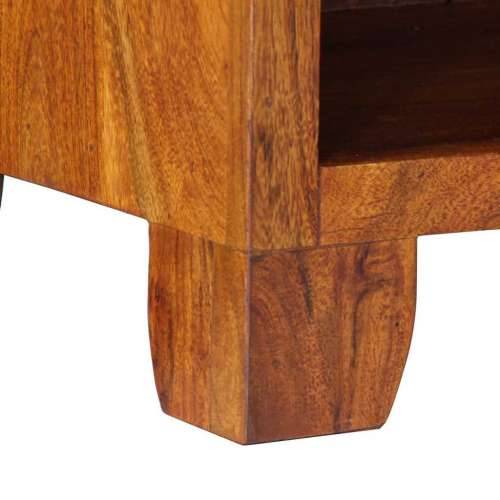 Noćni ormarić 40x35x45 cm puno drvo bagrem - 40 x 35 x 45 cm 1 Cijena