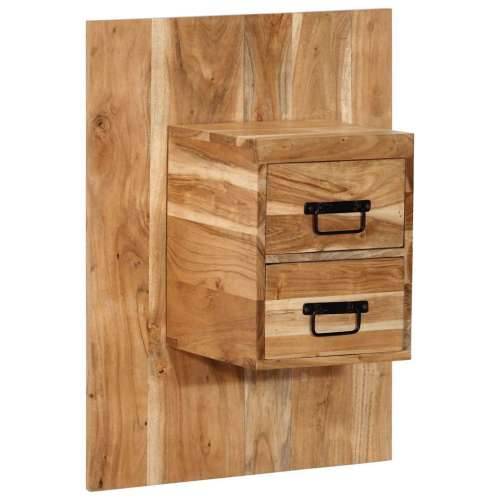 Noćni ormarić 60x32x80 cm puno drvo bagrem - 60x32x80 cm 1 Masivno bagremovo drvo Cijena