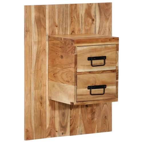 Noćni ormarić 60x32x80 cm puno drvo bagrem - 60x32x80 cm 1 Masivno bagremovo drvo Cijena