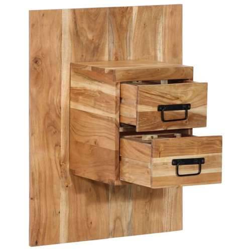 Noćni ormarić 60x32x80 cm puno drvo bagrem - 60x32x80 cm 1 Masivno bagremovo drvo Cijena