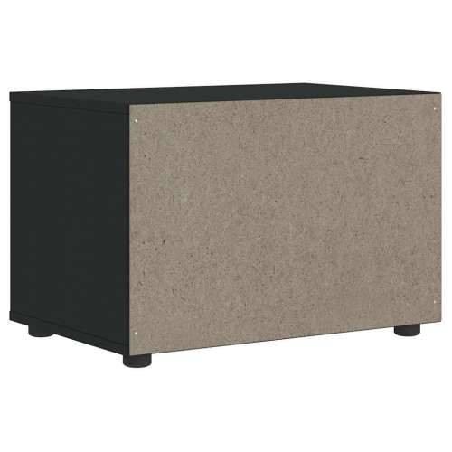 TV ormarić VISNES crni 60x40x38 cm izrađeno drvo - Crna 1 Cijena