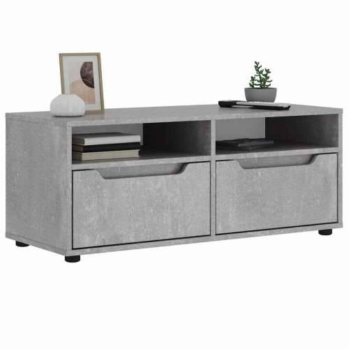 TV ormarić VISNES beton sivi 100x40x38 cm konstruirano drvo - Beton siva 1 Cijena