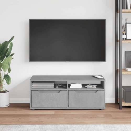 TV ormarić VISNES beton sivi 100x40x38 cm konstruirano drvo - Beton siva 1 Cijena