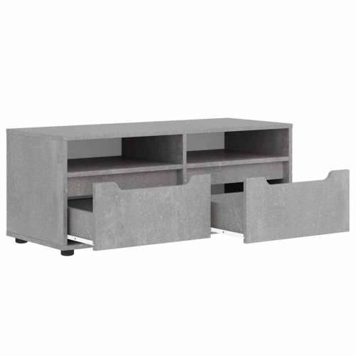 TV ormarić VISNES beton sivi 100x40x38 cm konstruirano drvo - Beton siva 1 Cijena