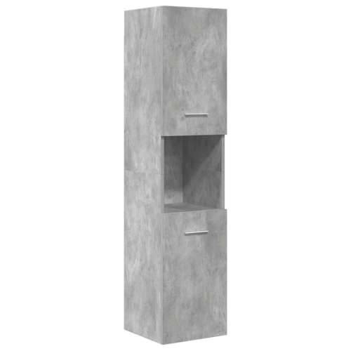 4-dijelni set kupaonskog namještaja siva boja betona drveni - Beton siva 41 x 38.5 x 46 cm 1 Cijena