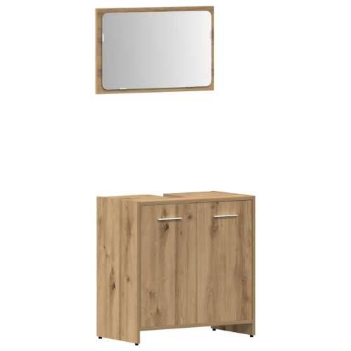 4-dijelni set kupaonskog namještaja käsityöläinen tammi - hrast artisan 1 Cijena