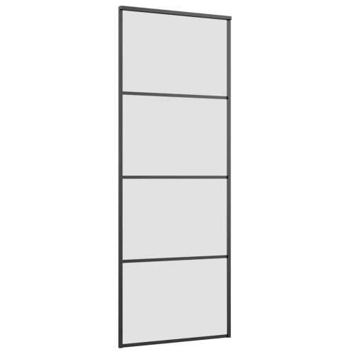 Klizna vrata s priborom 76 x 205 cm od ESG stakla i aluminija - matt 76 x 205 cm (213.5 cm) 1 Cijena