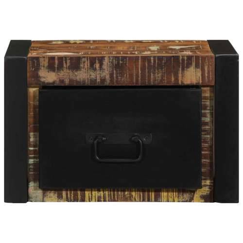 Noćni ormarić Višebojni 40x35x25 cm puno drvo, reciklirano - 1 masivno obnovljeno drvo Cijena