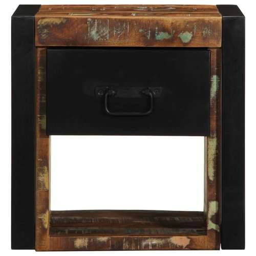 Noćni ormarići 2 kom. Višebojni 40x35x40 cm Obrađeno puno drvo - 2 masivno obnovljeno drvo Cijena