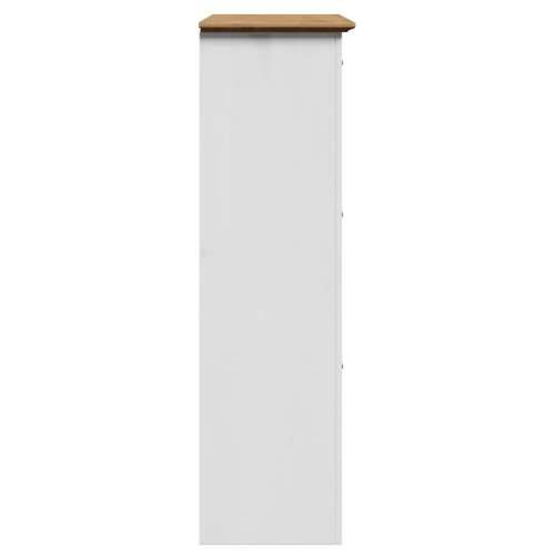 Stalak za cipele “BODO” bijela i smeđa 80x35x118 cm - Bijela i smeđa 1 Cijena