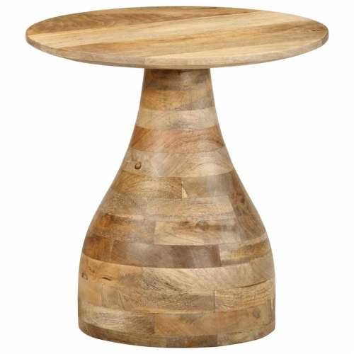 Pomoćni stolić Ø40x40 cm Puno drvo Mango - Prirodna 1 Cijena