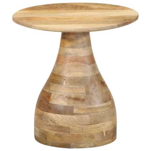 Pomoćni stolić Ø40x40 cm Puno drvo Mango - Prirodna 1 Cijena