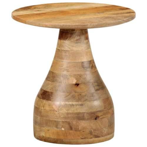 Pomoćni stolić Ø40x40 cm Puno drvo Mango - Prirodna 1 Cijena