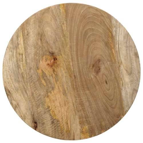 Pomoćni stolić Ø50x40 cm Puno drvo Mango - Prirodna 1 Cijena