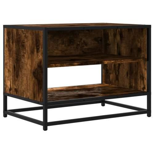 TV ormarić dimljeni hrast 61x40x46 cm konstruirano drvo i metal - Dimljeni hrast 1 61 cm Cijena