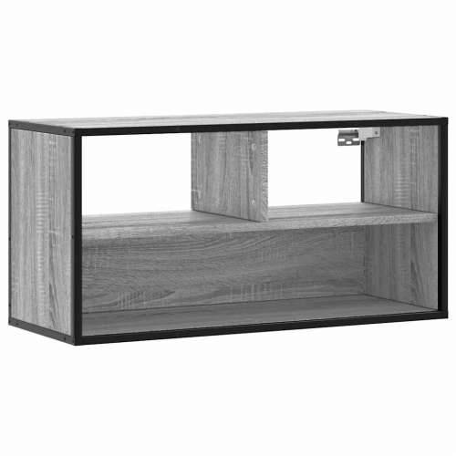 TV ormarić sivi Sonoma 80x31x39,5 cm Konstruirano drvo i metal - Sivi hrast sonoma 1 80 cm Cijena