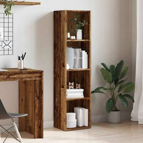 Ormar za knjige staro drvo 36x30x143 cm konstruirano drvo - Staro drvo 36 x 30 x 143 cm 1 Cijena