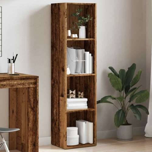 Ormar za knjige staro drvo 36x30x143 cm konstruirano drvo - Staro drvo 36 x 30 x 143 cm 1 Cijena