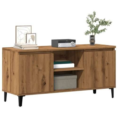 TV ormarić Artisan hrast 102x35x50 cm izrađeno drvo - hrast artisan 1 Cijena