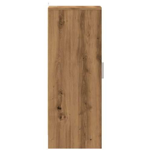Ormarić za cipele Artisan hrast 32x35x92 cm izrađeno drvo - hrast artisan 31.5 x 35 x 92 cm 1 shoe cabinet with door Cijena